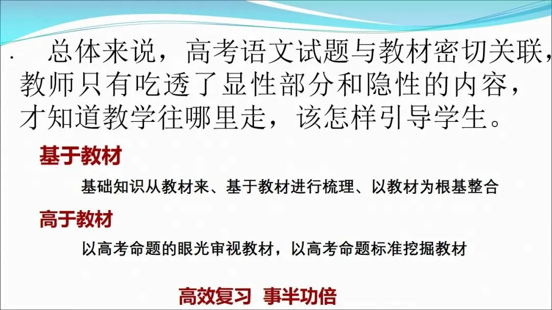 根植教材 构建知识体系 精研真题 探寻思维路径—— 2027届高三语文一轮复习备考策略-第45张图片-四季读书网