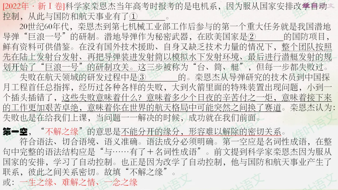 (以2021—2026高考真题为例)2027届高三语言文字运用一轮复习之正确使用词语-第51张图片-四季读书网