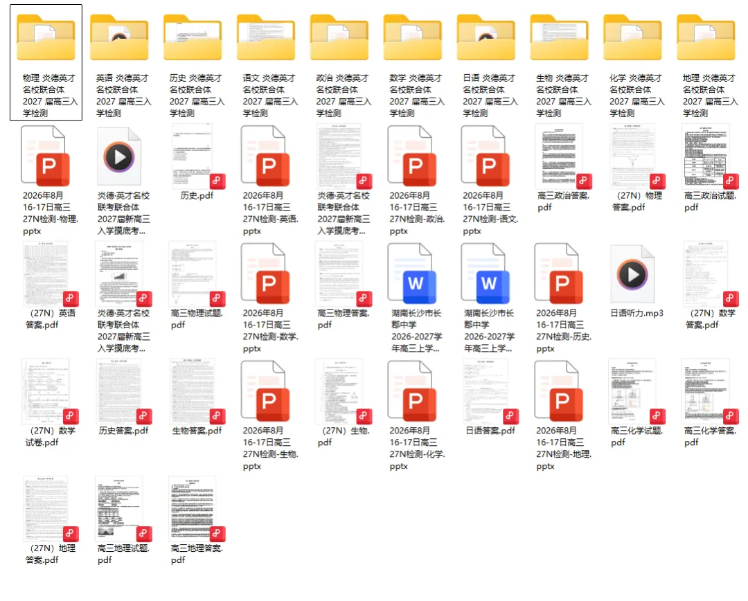 全科【高3真题】炎德·英才名校联考联合体2027届新高三入学摸底考试题试卷答案三解析-第2张图片-四季读书网 全科【高3真题】炎德·英才名校联考联合体2027届新高三入学摸底考试题试卷答案三解析-第2张图片-四季读书网