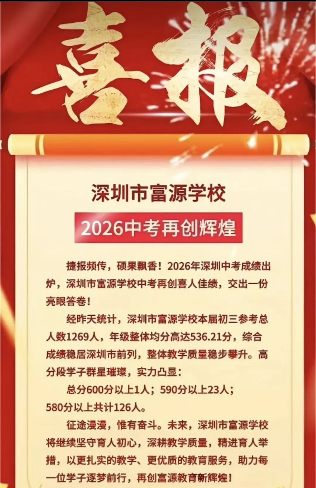 最高分613分!2026年深圳各校中考成绩最全汇总!-第13张图片-四季读书网