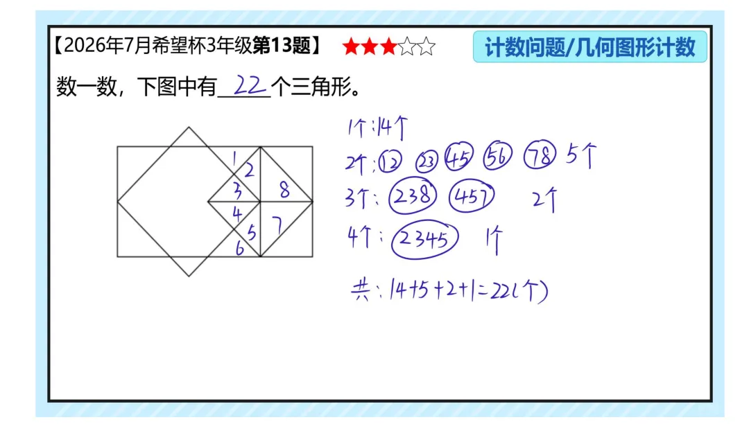 26.7三年级希望杯真题手写版解析来啦!成绩查询通道开放!-第6张图片-四季读书网 26.7三年级希望杯真题手写版解析来啦!成绩查询通道开放!-第6张图片-四季读书网