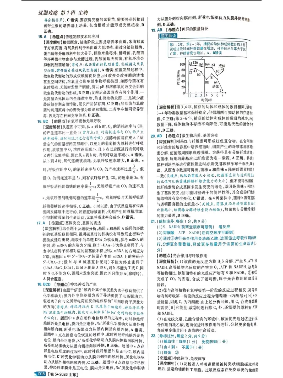9科全!2026山东高考真题官方答案!-第241张图片-四季读书网