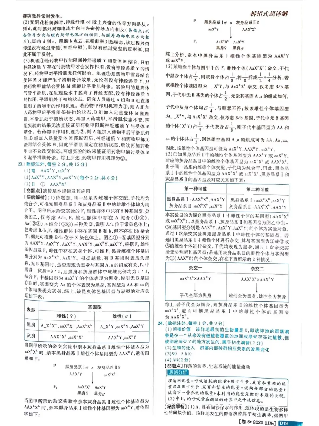 9科全!2026山东高考真题官方答案!-第242张图片-四季读书网