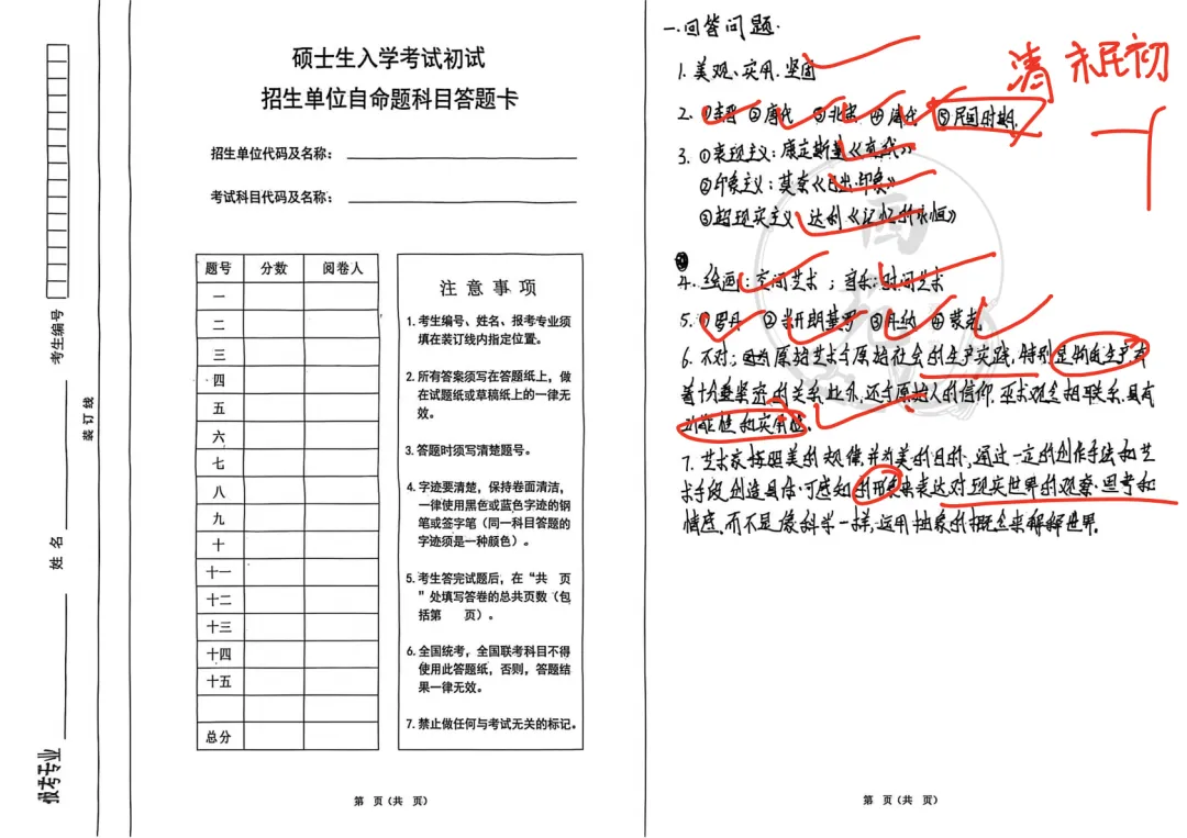 西安建筑科技大学艺术设计考研|理论真题、考点、难度全梳理-第25张图片-四季读书网