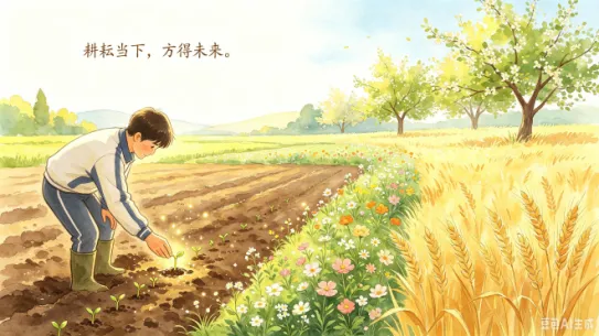 中考作文真题全攻略 | “耕耘当下,方得未来” 2026年安徽省中考作文)-第2张图片-四季读书网 中考作文真题全攻略 | “耕耘当下,方得未来” 2026年安徽省中考作文)-第2张图片-四季读书网