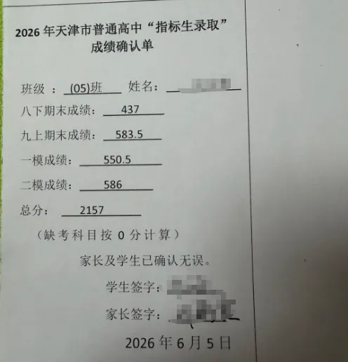 2026年天津中考之王牌核心升学通道:指标生最全解读(含名额数据)-第2张图片-四季读书网