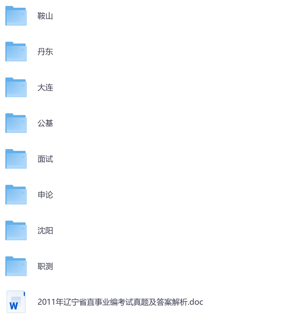【辽宁】事业单位真题资料,备考包含历年真题及答案到26-第9张图片-四季读书网