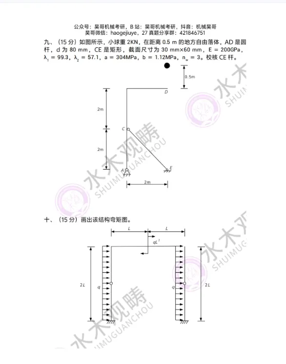 【拒绝套路】机械考研院校真题+答案详解电子版零门槛赠送,永久有效!-第25张图片-四季读书网