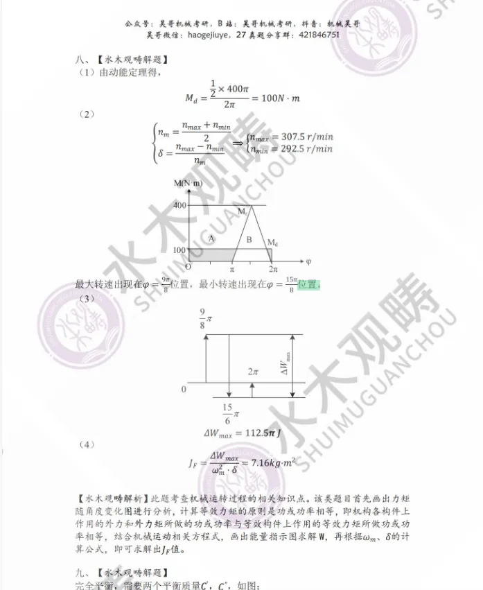 【拒绝套路】机械考研院校真题+答案详解电子版零门槛赠送,永久有效!-第33张图片-四季读书网