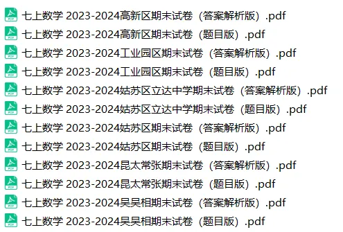 直接领!苏州初一至初三59套期末真题卷!全科覆盖含答案!-第8张图片-四季读书网