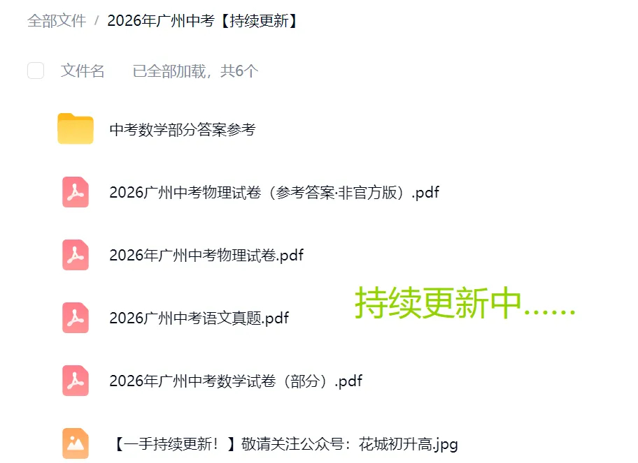 中考语文试卷曝光!2026广州中考多科试题出炉!-第8张图片-四季读书网 中考语文试卷曝光!2026广州中考多科试题出炉!-第8张图片-四季读书网