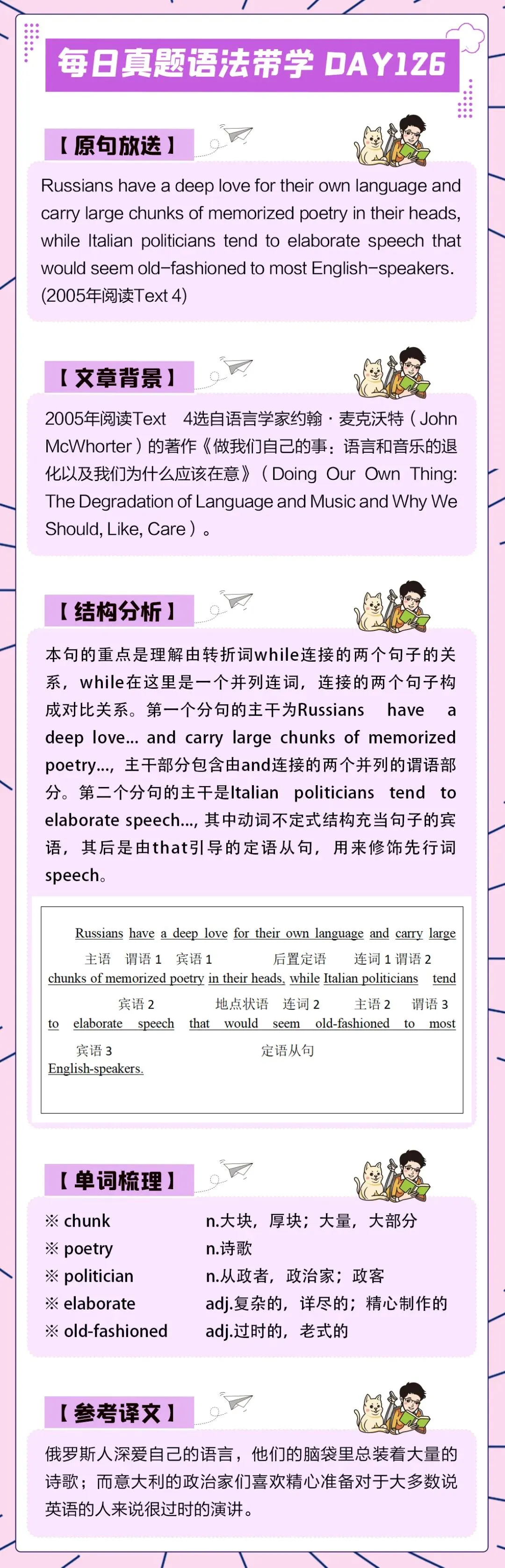 晓艳考研真题语法带学DAY126!松柏之质,经霜弥茂.-第4张图片-四季读书网 晓艳考研真题语法带学DAY126!松柏之质,经霜弥茂.-第4张图片-四季读书网