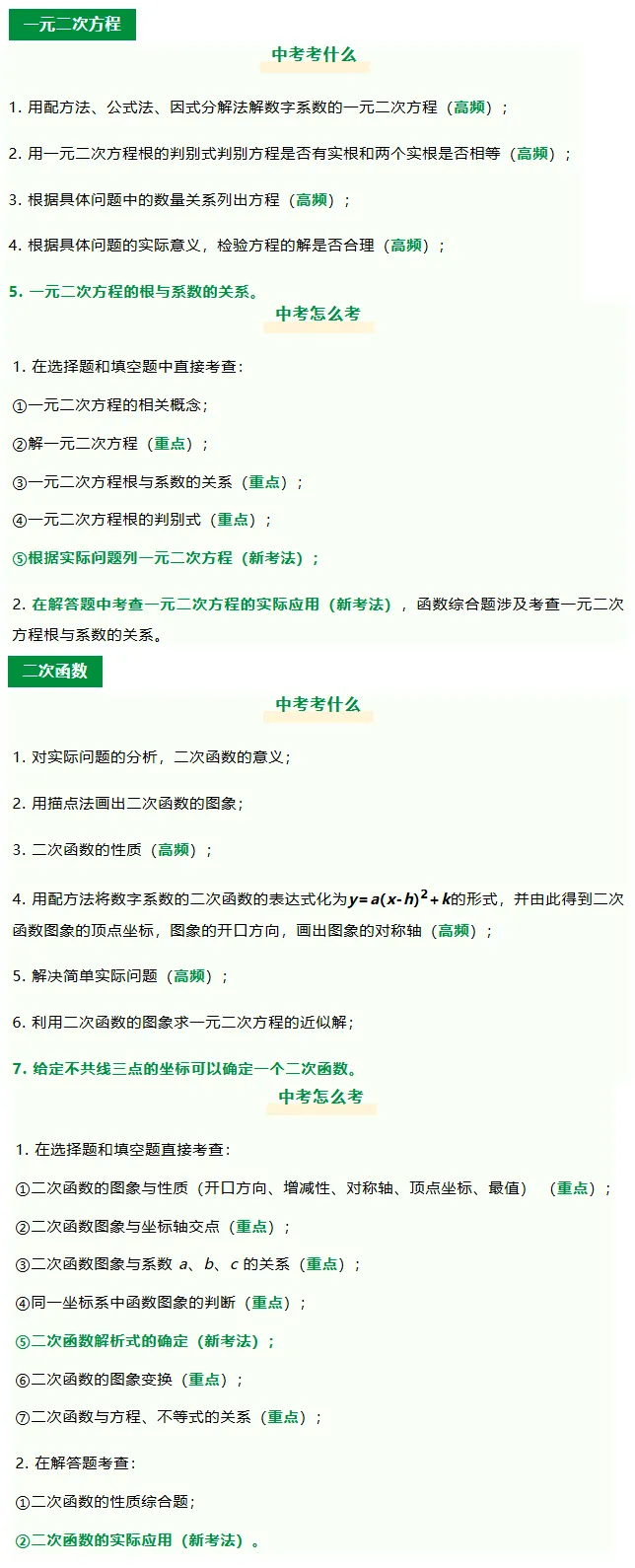 中考必备!数学答题方法大总结-第1张图片-四季读书网