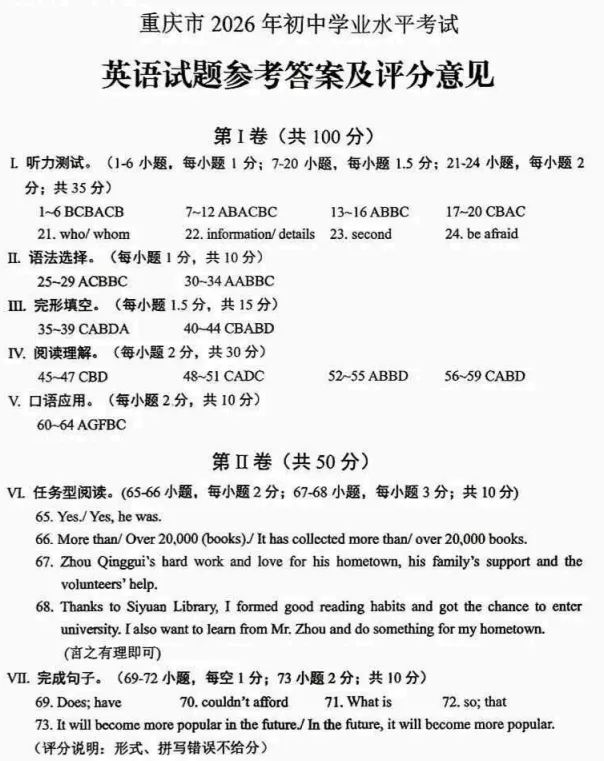 刚刚发布!2026年广东省中考(各科目)试卷真题及答案解析pdf完整版,附历年真题-第9张图片-四季读书网 刚刚发布!2026年广东省中考(各科目)试卷真题及答案解析pdf完整版,附历年真题-第9张图片-四季读书网