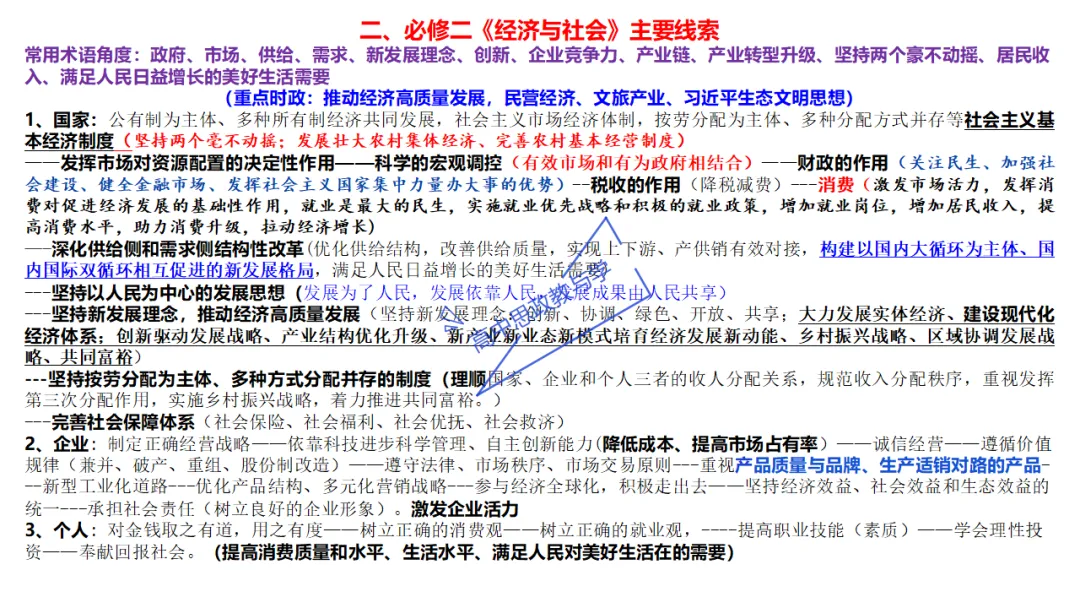 高考政治7本书知识结构梳理与经典真题解析可视化-第28张图片-四季读书网