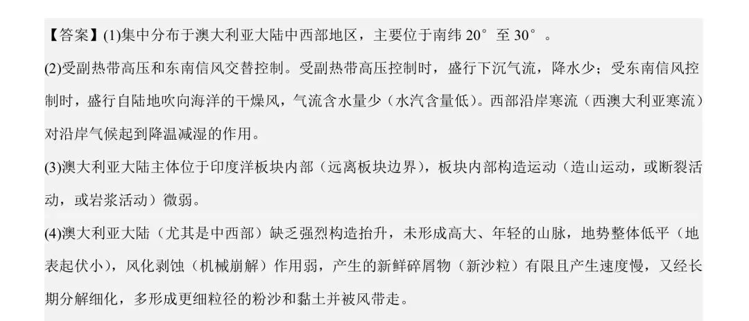 真题解析|2026全国卷饥饿的沙漠-第3张图片-四季读书网