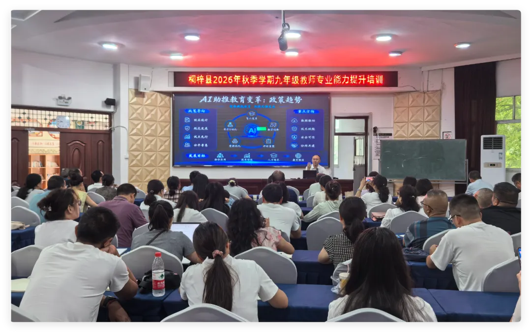 专家把脉明方向,AI赋能备中考——桐梓县500余名九年级教师集中“充电”蓄能-第2张图片-四季读书网 专家把脉明方向,AI赋能备中考——桐梓县500余名九年级教师集中“充电”蓄能-第2张图片-四季读书网