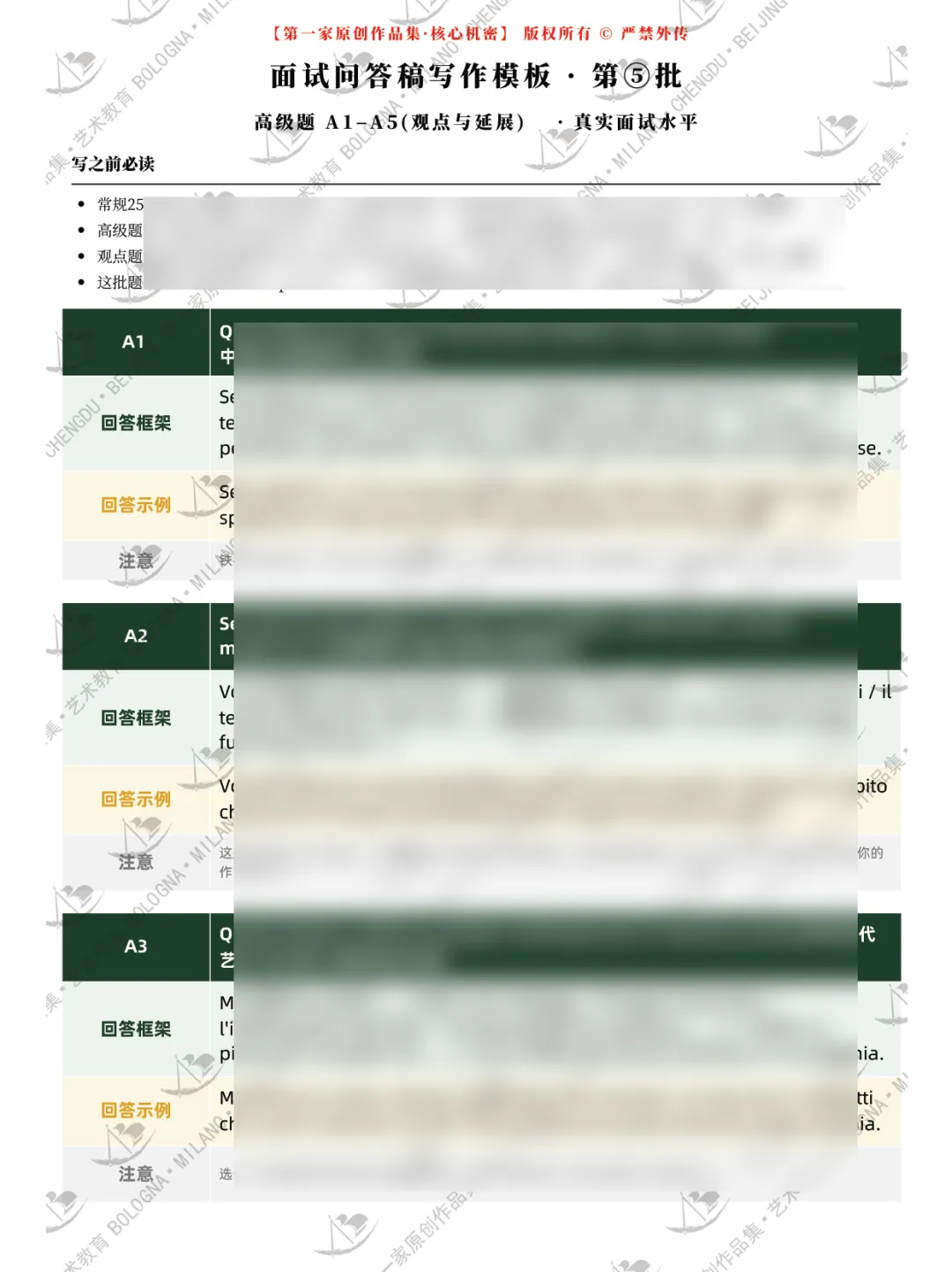 备考答案|意大利院校入学作品集面试模拟,教授考官,面试技巧,时间安排表,学习资料+实战!+招考数据-第52张图片-四季读书网 备考答案|意大利院校入学作品集面试模拟,教授考官,面试技巧,时间安排表,学习资料+实战!+招考数据-第52张图片-四季读书网