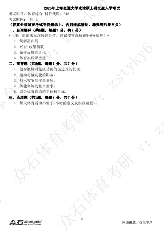 真题领取|序号72-346上海交通大学2026-第2张图片-四季读书网 真题领取|序号72-346上海交通大学2026-第2张图片-四季读书网