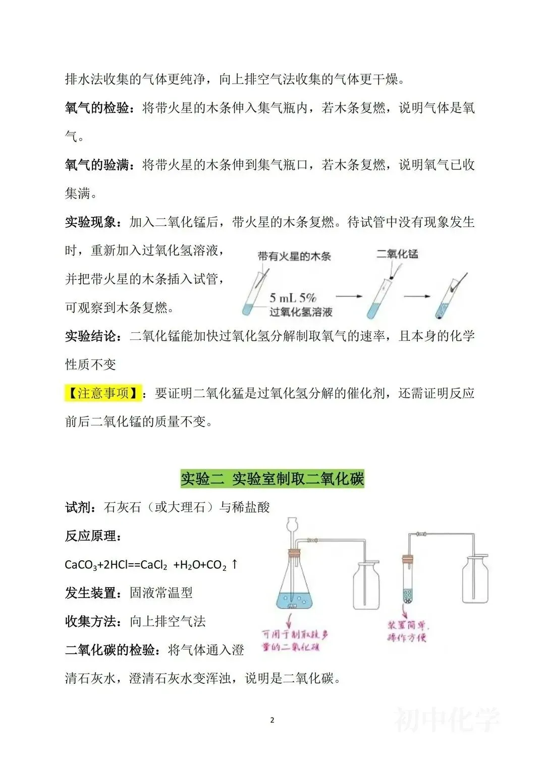 中考化学13个必考实验!逆袭必备!-第2张图片-四季读书网