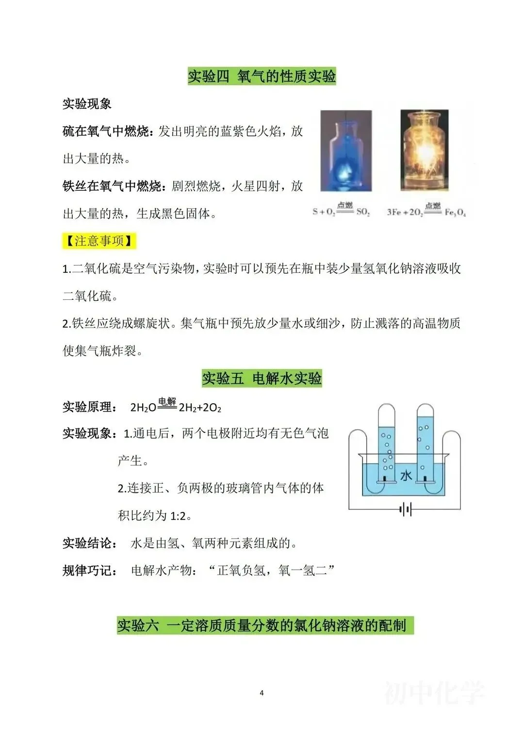 中考化学13个必考实验!逆袭必备!-第4张图片-四季读书网