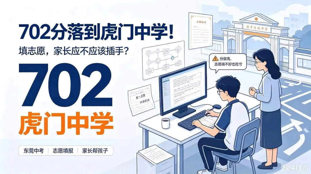 2027东莞中考:孩子填志愿,家长应不应出手帮忙?-第1张图片-四季读书网