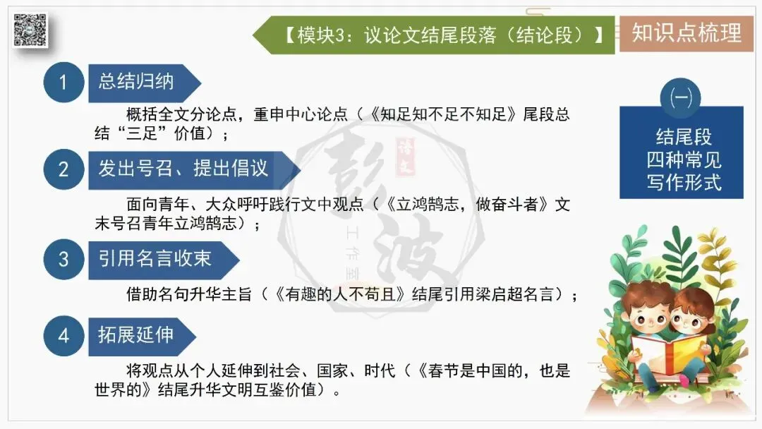 【中考专项-议论文阅读10讲】课件+文本+例文实战-06论段落作用(开头、中间、结尾、过渡段)(5元)-第12张图片-四季读书网