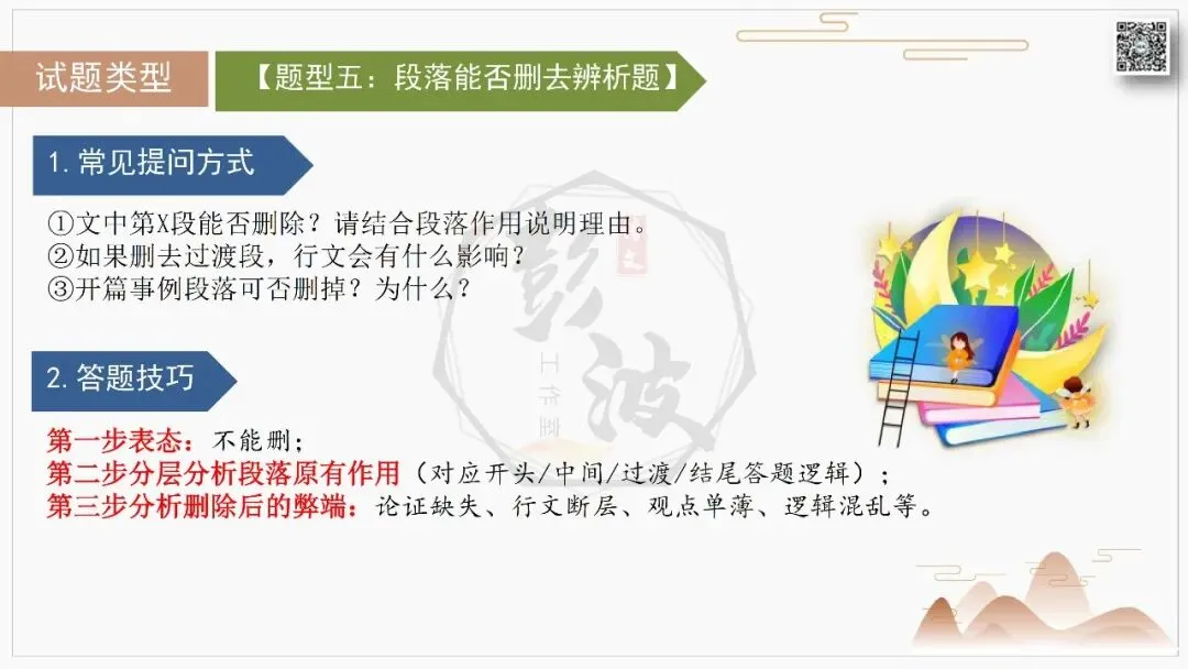 【中考专项-议论文阅读10讲】课件+文本+例文实战-06论段落作用(开头、中间、结尾、过渡段)(5元)-第24张图片-四季读书网