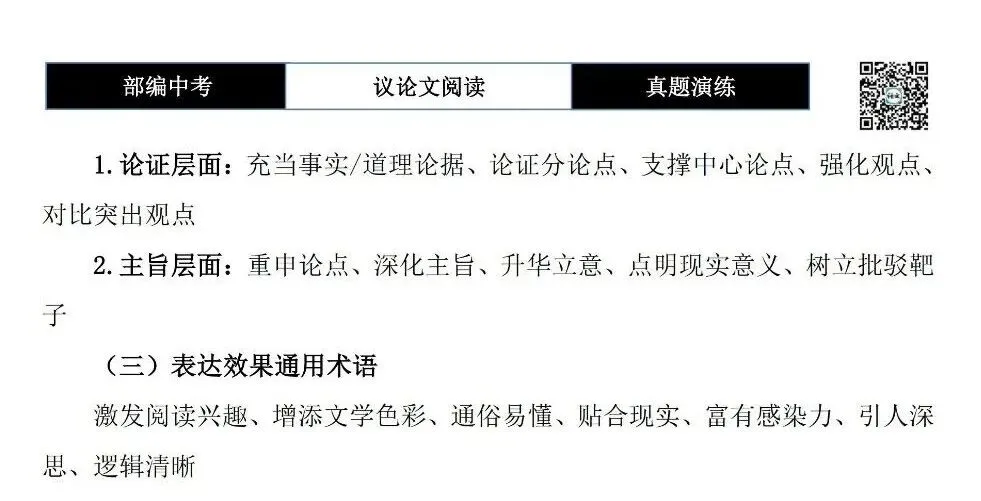 【中考专项-议论文阅读10讲】课件+文本+例文实战-06论段落作用(开头、中间、结尾、过渡段)(5元)-第45张图片-四季读书网