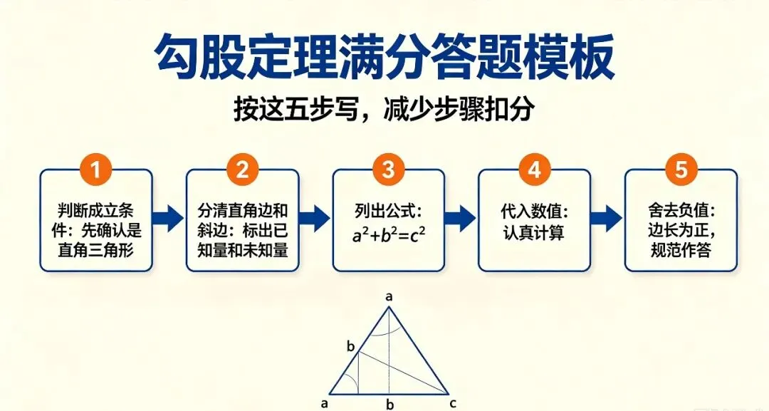 中考真题解析:勾股定理概念+成立条件+满分答题模板,告别基础丢分-第4张图片-四季读书网