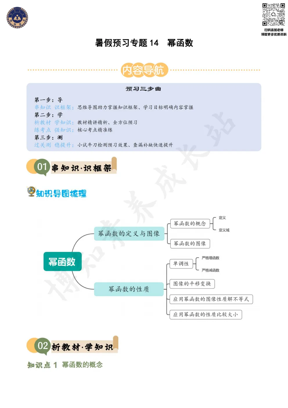 上海新高一必看!【幂函数】知识梳理+真题训练-第4张图片-四季读书网 上海新高一必看!【幂函数】知识梳理+真题训练-第4张图片-四季读书网