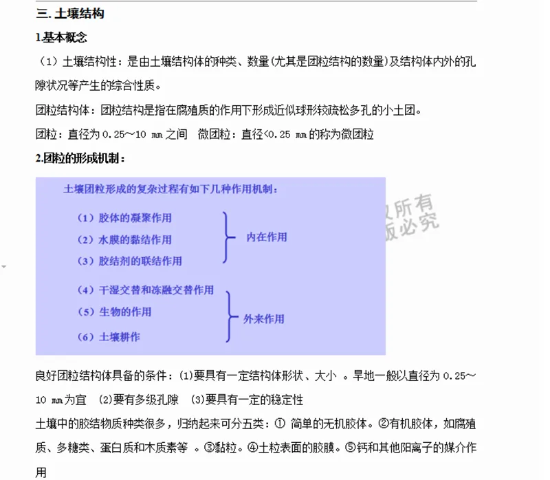 2027中科院南京土壤所842土壤学考研真题笔记讲义-第22张图片-四季读书网 2027中科院南京土壤所842土壤学考研真题笔记讲义-第22张图片-四季读书网