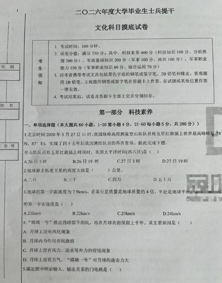 士兵提干预考摸底卷/真题试卷/冲刺卷(含答案解析)-第1张图片-四季读书网 士兵提干预考摸底卷/真题试卷/冲刺卷(含答案解析)-第1张图片-四季读书网