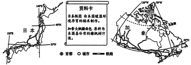 打卡中考 | 日本、加拿大区域考查(081)-第4张图片-四季读书网