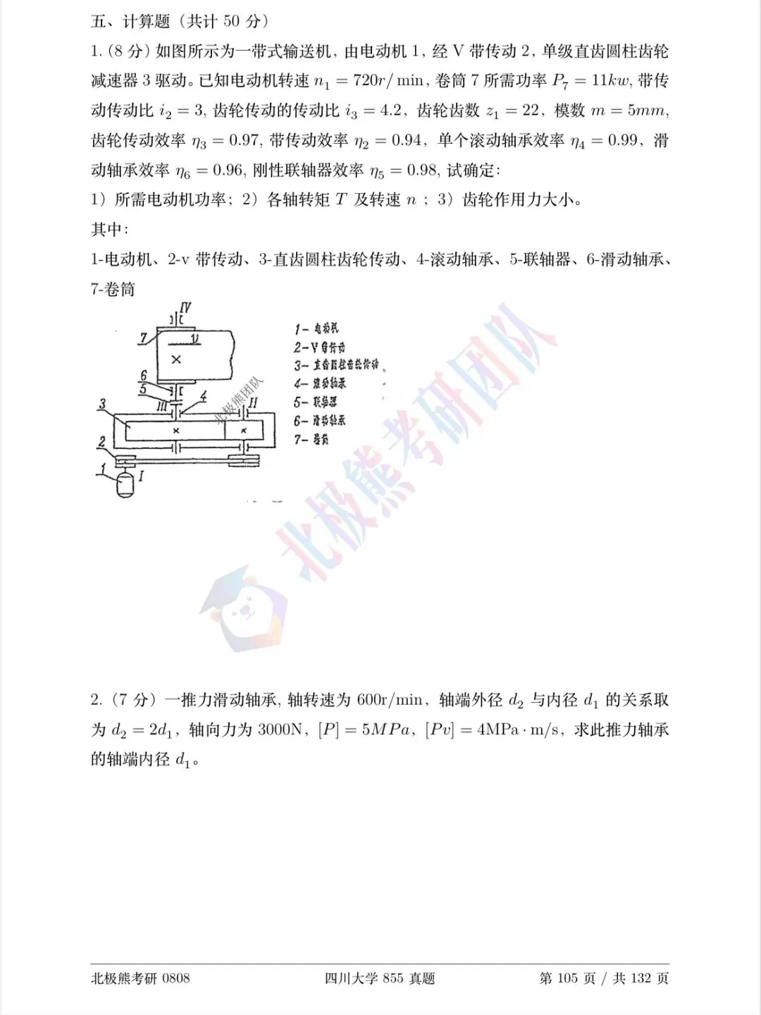 四川大学机械考研2017年855真题分享-第6张图片-四季读书网 四川大学机械考研2017年855真题分享-第6张图片-四季读书网