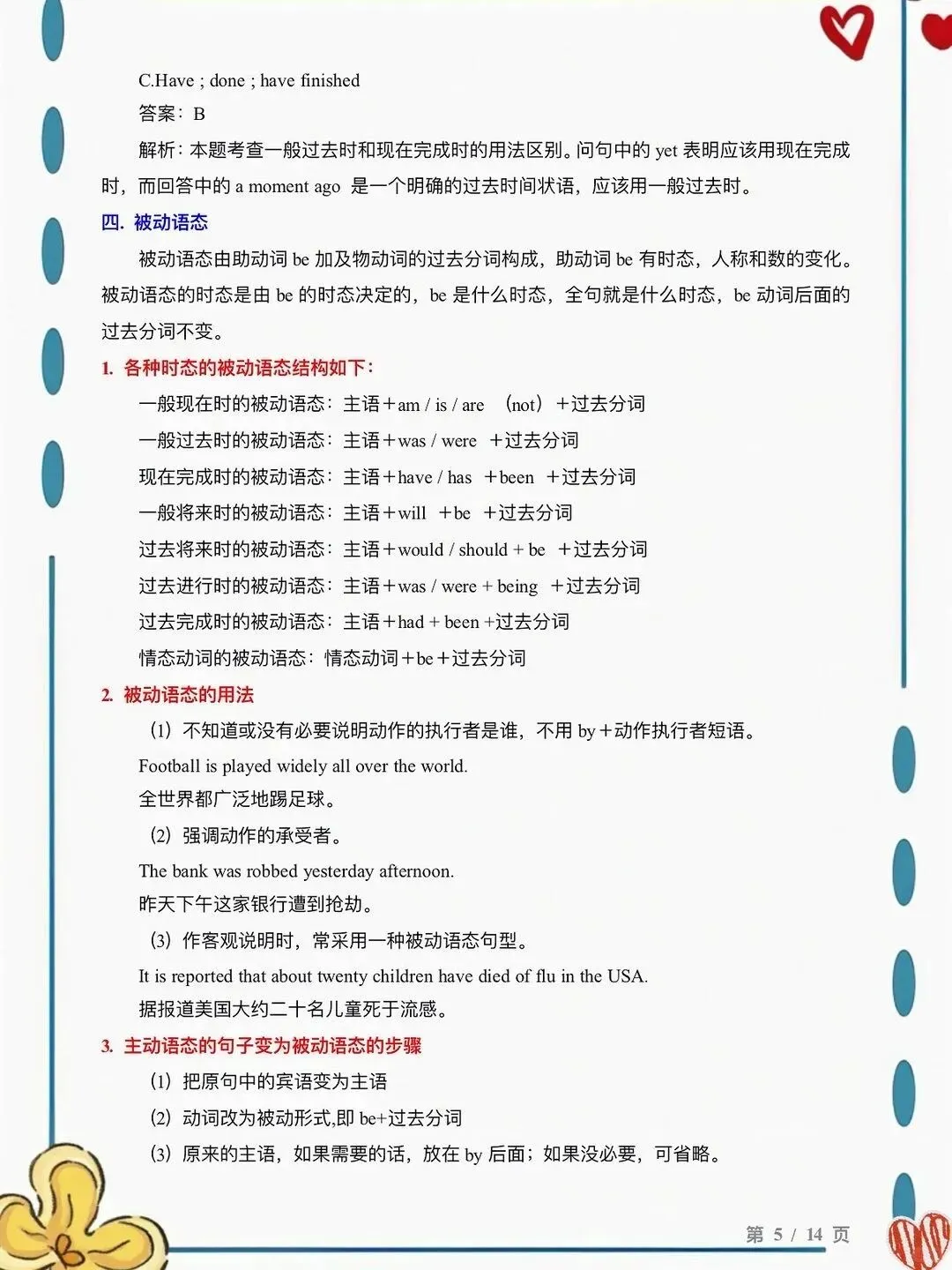 一文盘点!九年级英语语法,中考必备!!-第5张图片-四季读书网