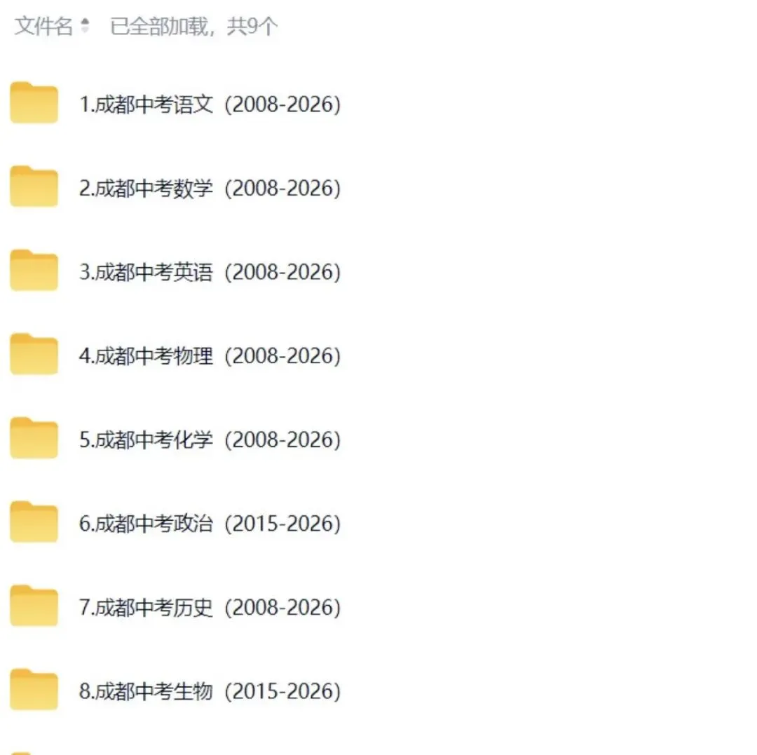 成都中考近10年全科真题-第2张图片-四季读书网