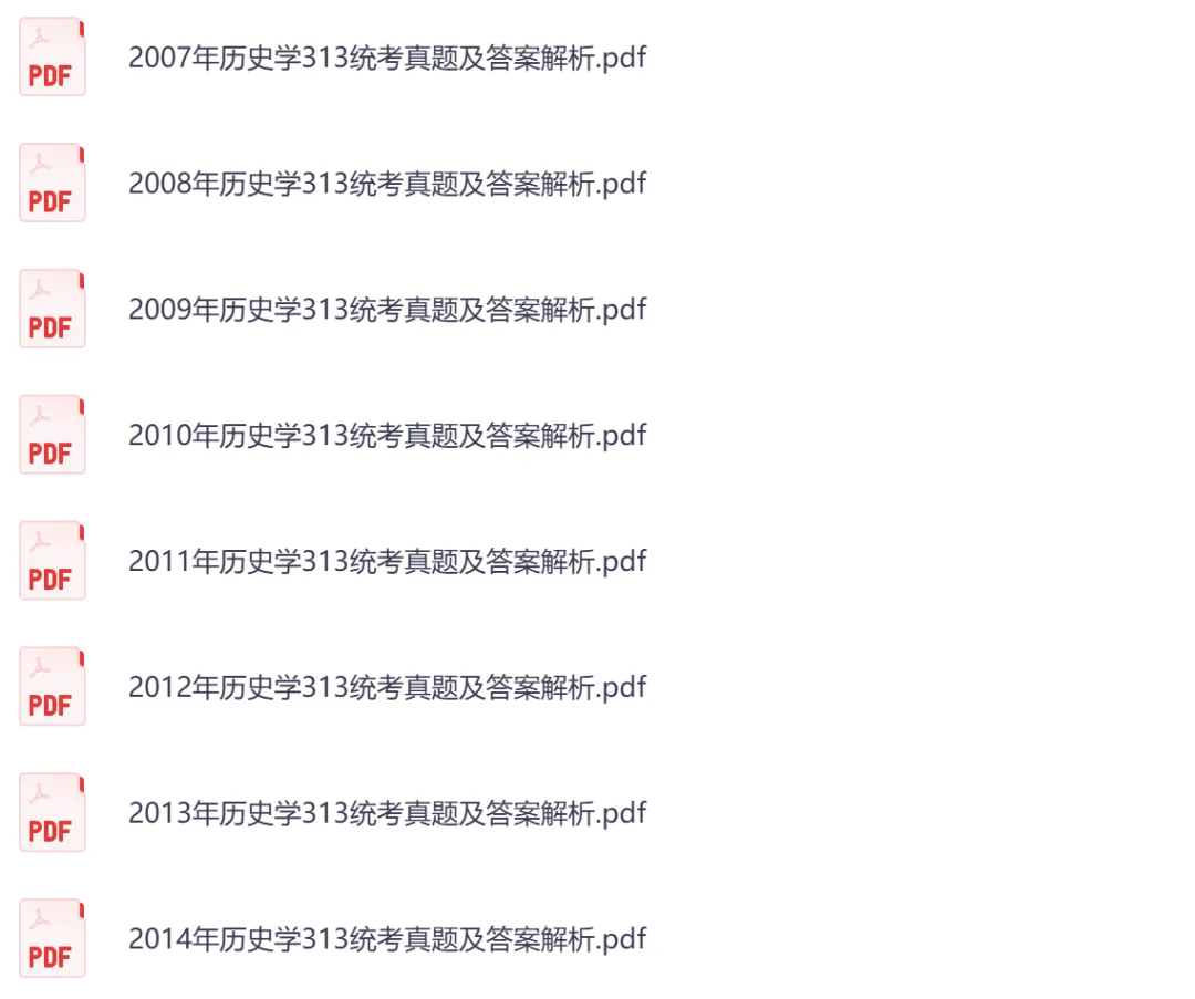 考研【历史学313】初试真题到2026,含历年真题及答案解析-第2张图片-四季读书网