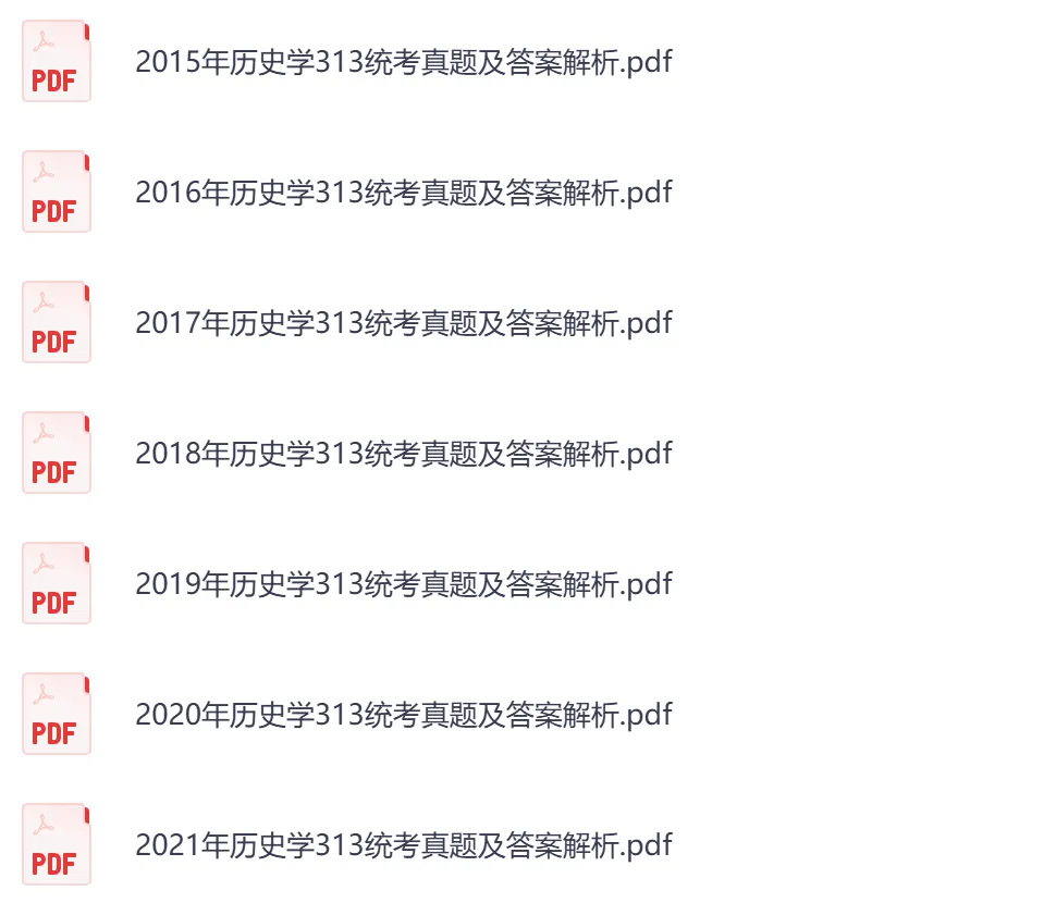 考研【历史学313】初试真题到2026,含历年真题及答案解析-第3张图片-四季读书网