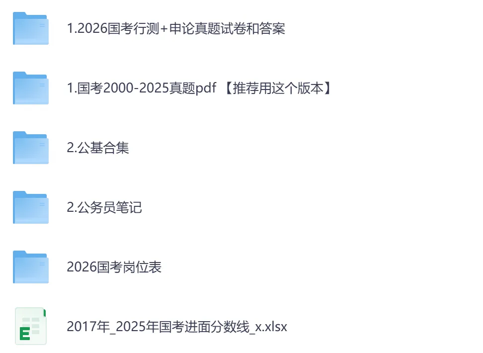 26年公务员真题及答案,含国考+省考真题资料以及时政热点-第4张图片-四季读书网