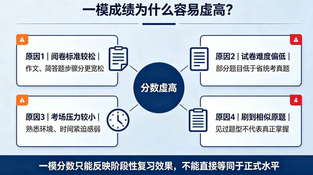 一模分数到底有多少水分?3 + 证书模拟考和正式考试,分数差距真相-第2张图片-四季读书网