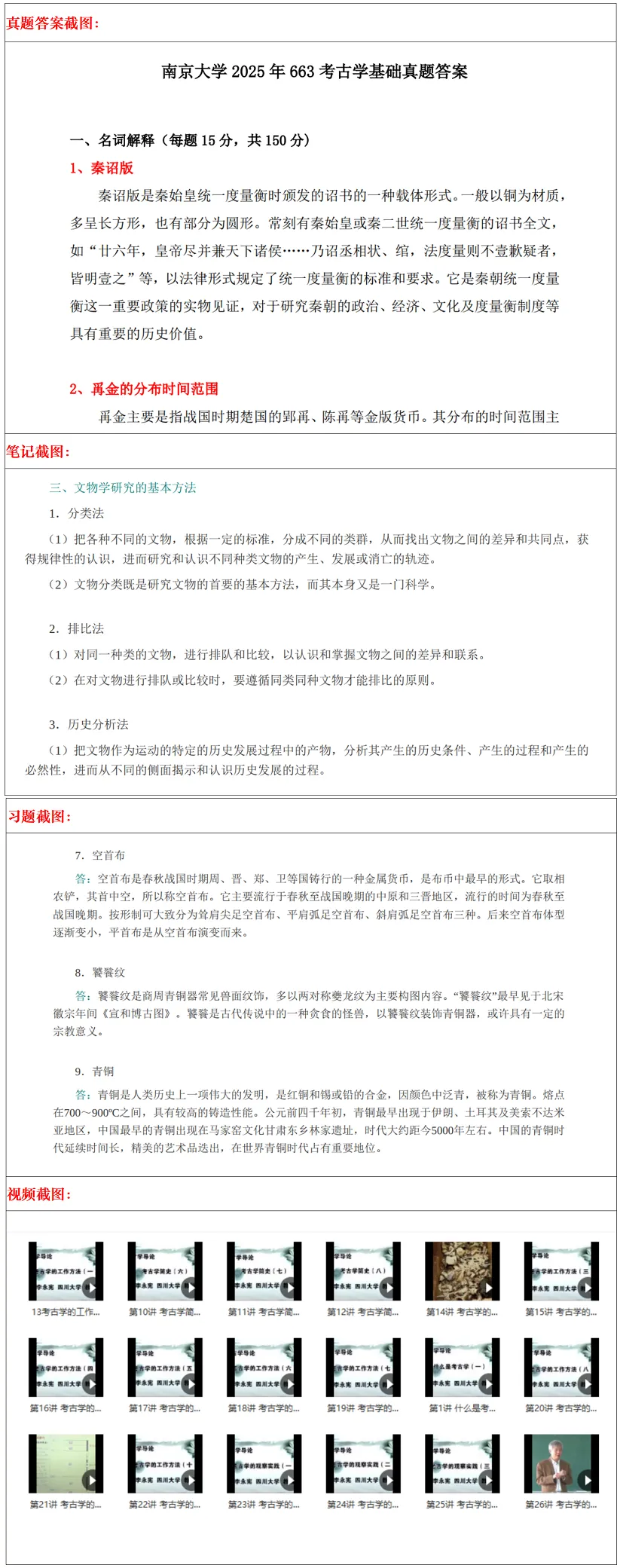 南京大学2027考研真题资料 | 南京大学考古学考研663考古学基础真题答案笔记题库|持续更新中……-第13张图片-四季读书网 南京大学2027考研真题资料 | 南京大学考古学考研663考古学基础真题答案笔记题库|持续更新中……-第13张图片-四季读书网