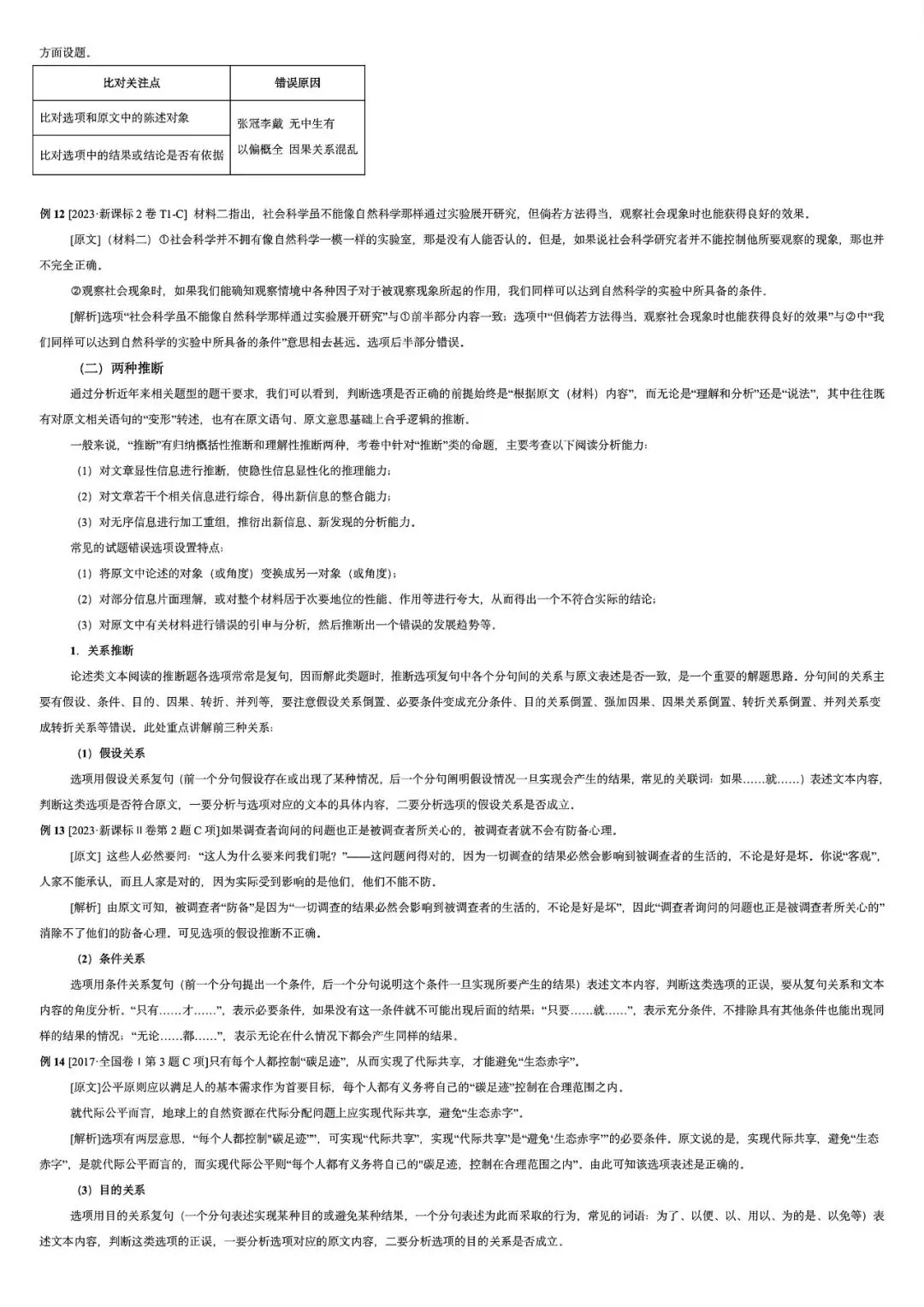 2027高考一轮复习信息类文本:真题研读知识构建解题读文技巧-第13张图片-四季读书网