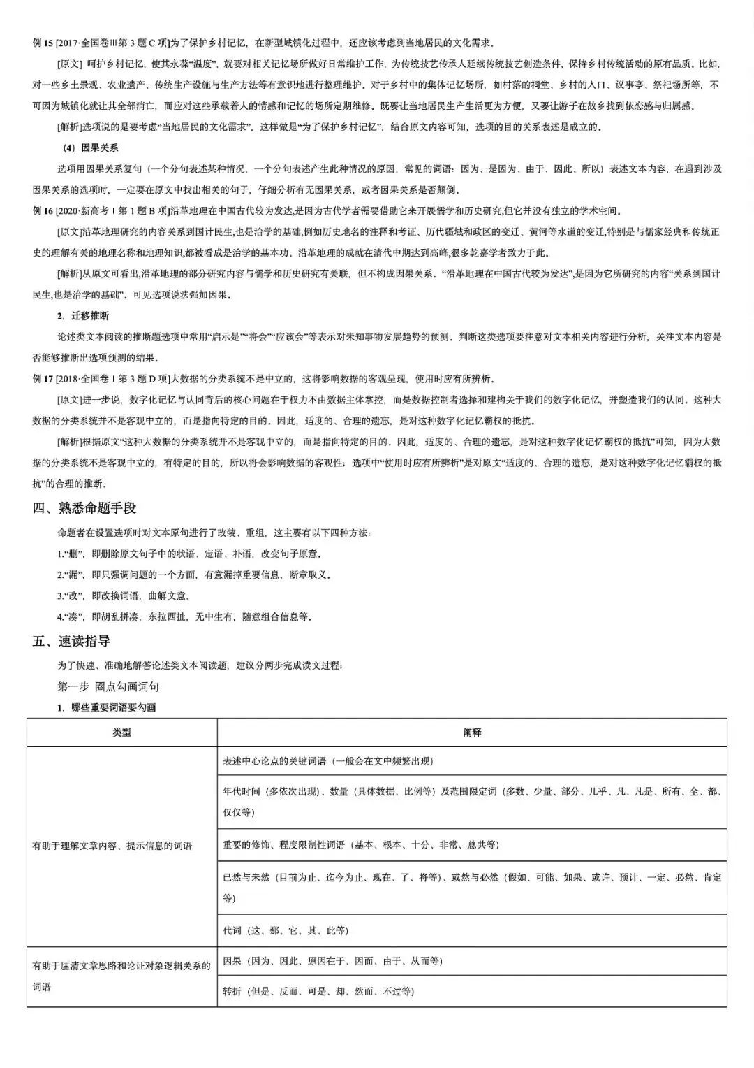 2027高考一轮复习信息类文本:真题研读知识构建解题读文技巧-第14张图片-四季读书网