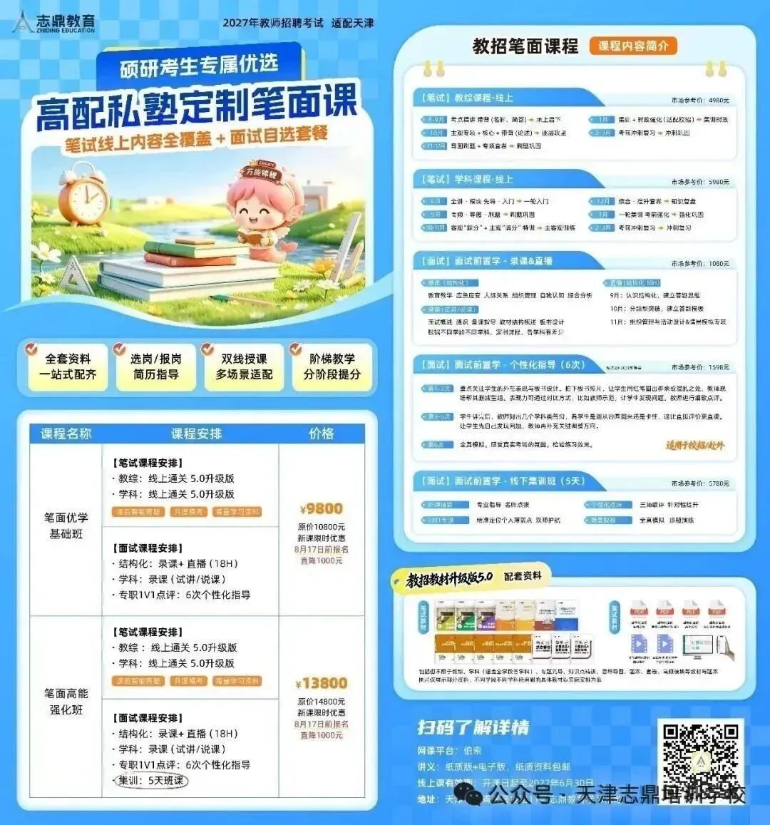 1元模考 | 志鼎教育8月摸底考试来喽!全题型实战模考仅需1元!天津教招考生专属摸底,速速报名!-第6张图片-四季读书网