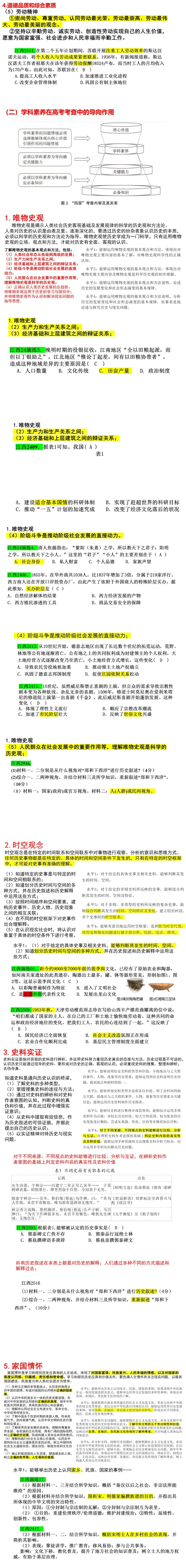 守正固本,顺势应变——基于江西高考真题分析的高三历史一轮复习路径探索-第4张图片-四季读书网