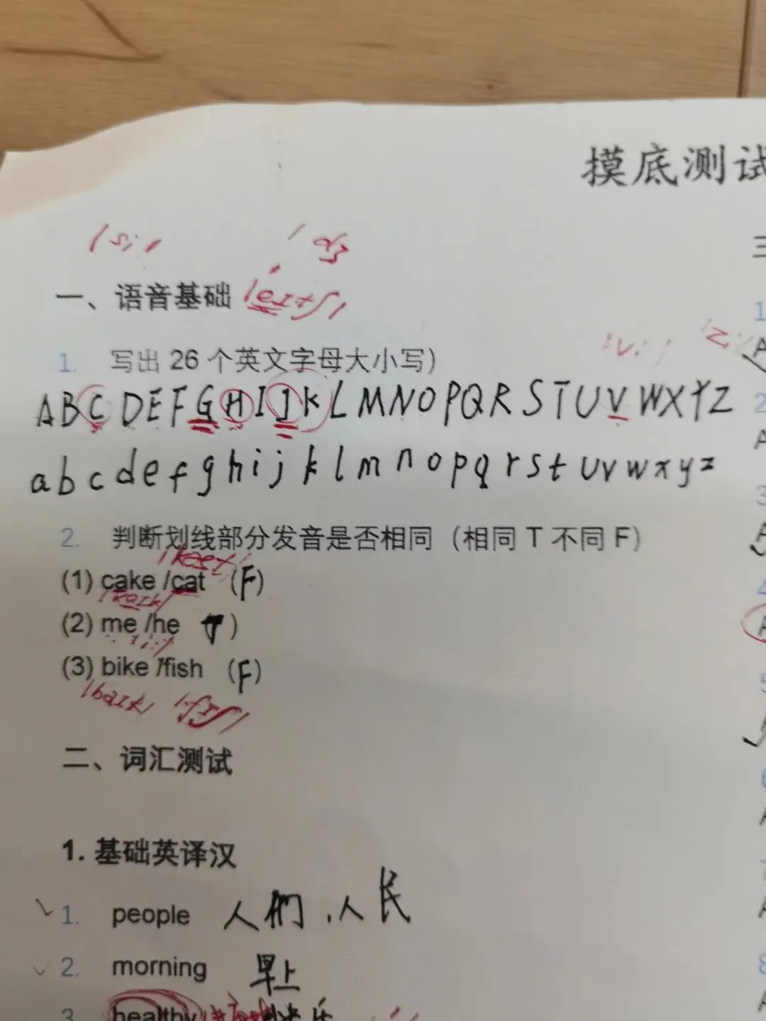 摸底试卷——我找到我要的方向-第2张图片-四季读书网