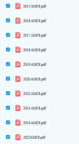 干货无偿分享|AMC8数学竞赛真题试卷|历年真题及答案详解,内附2015‑2026年AMC8数学竞赛真题免费领~-第6张图片-四季读书网