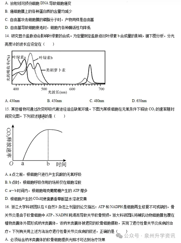 比高考难!泉州一中高一竞赛选拔试卷答案!上周刚考!-第5张图片-四季读书网