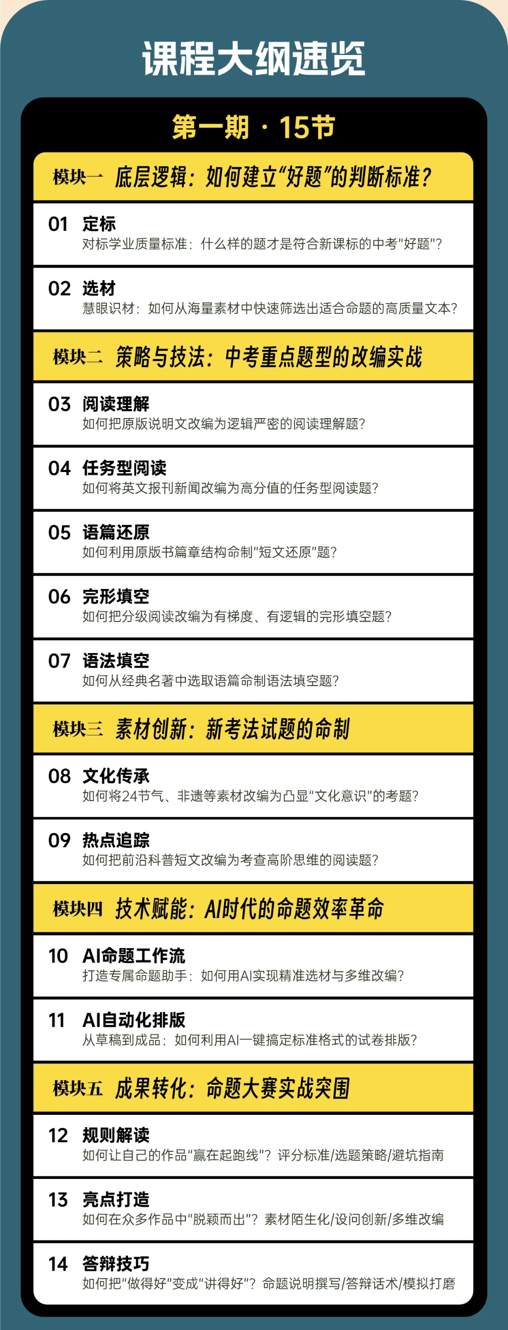 中考英语命题·讲题·组卷·AI全链路师训-第6张图片-四季读书网 中考英语命题·讲题·组卷·AI全链路师训-第6张图片-四季读书网
